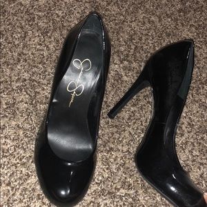 Black close toed heels